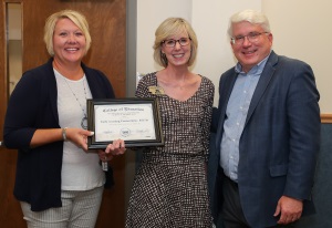 ESU 10 Early Learning Connection Employees Presented Community Service Award by UNK